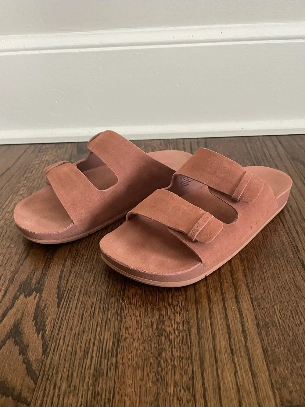 Reef Women’s Ojai Two Bar - Double Strap Slide Sandals - Dusty Pink
